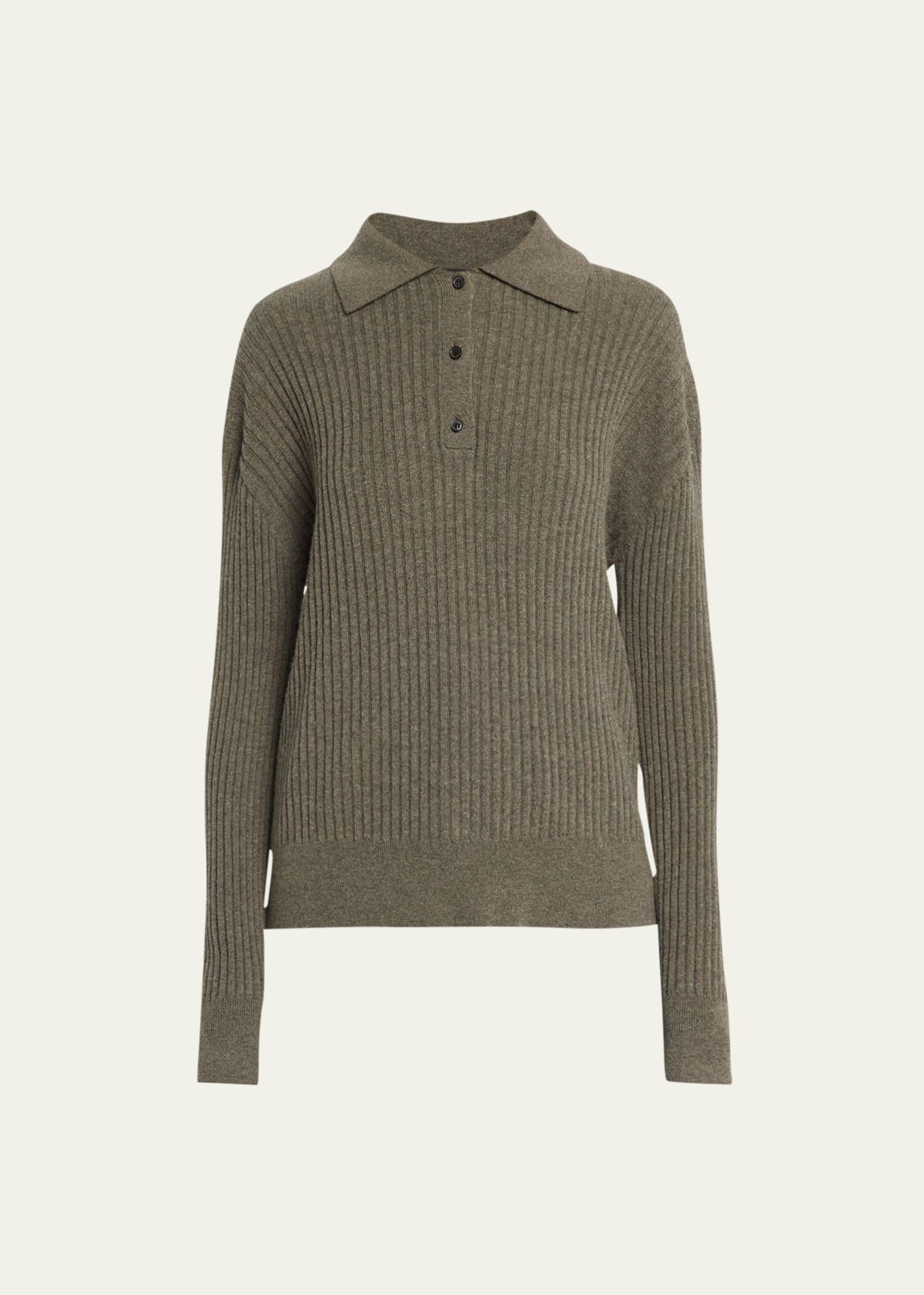 Womens Ramona Wool Polo Sweater Product Image