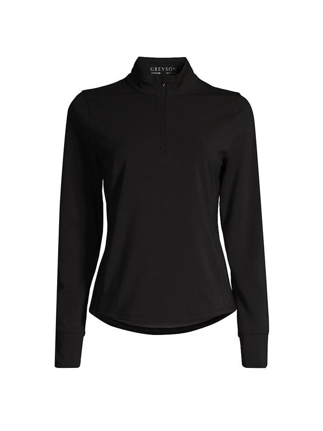 Womens Gratiot Quarter-Zip Top Product Image