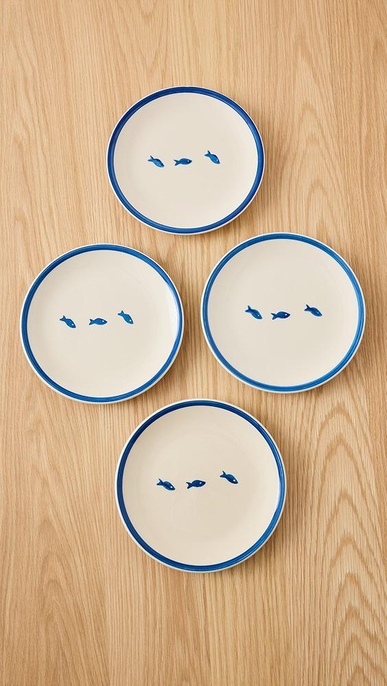 Zafferano Lido Dessert Plate Set of 4 | Shopbop Product Image