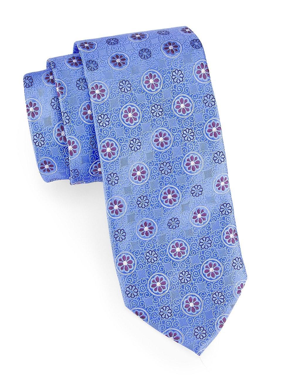 Mens Medallion Silk Tie Product Image