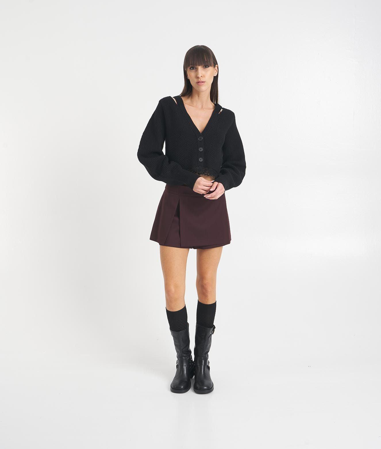 Wool blend mini skort 'Novalis' Product Image