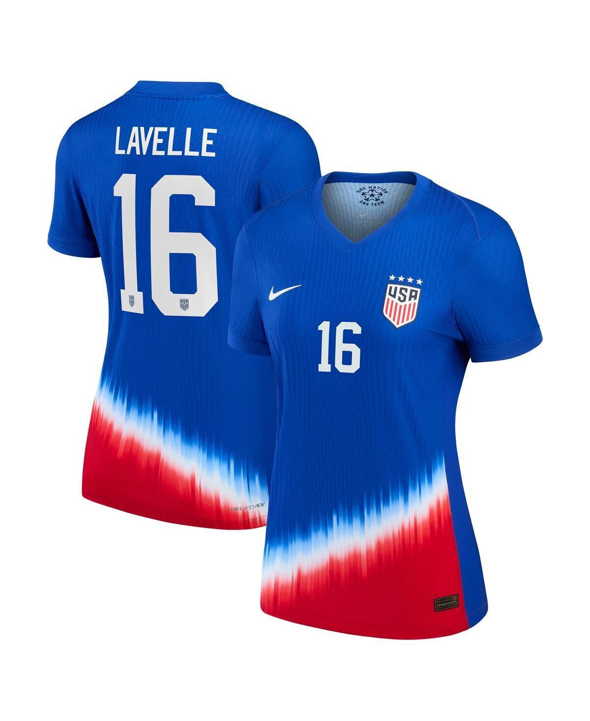 Nike Womens Rose Lavelle Royal Uswnt 2024 Away Match Authentic Player Jersey - Royal Product Image