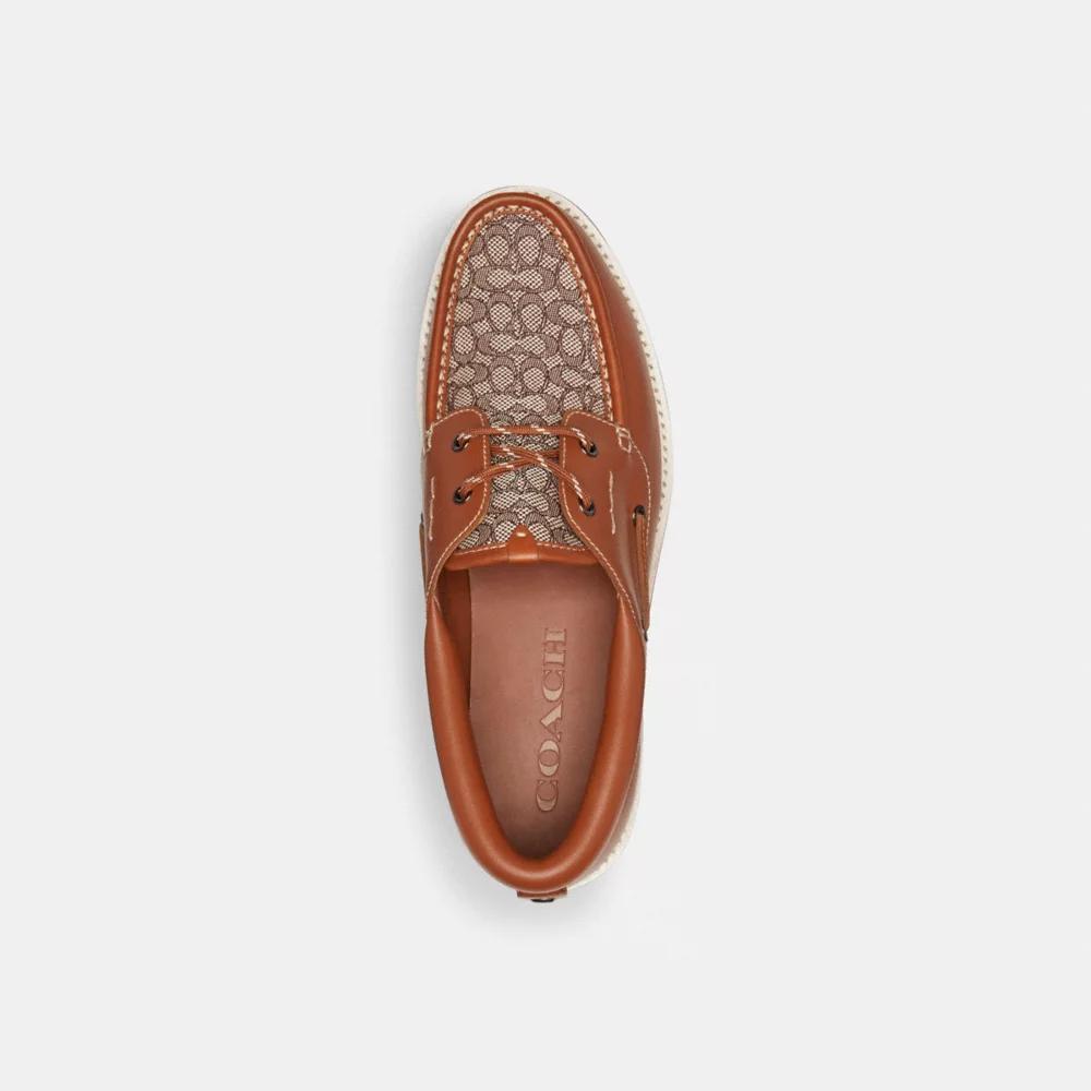 Benson Boat Shoe In Signature Jacquard Product Image