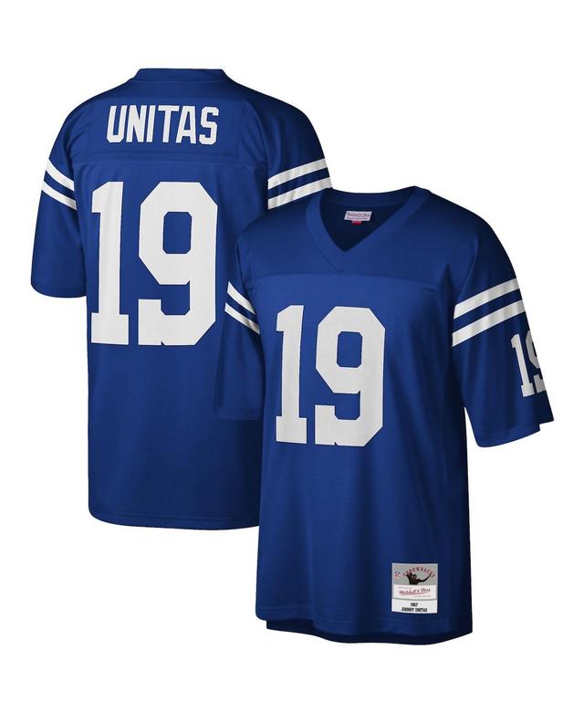 Mens Mitchell & Ness Johnny Unitas Royal Baltimore Colts Legacy Replica Jersey - Royal Product Image