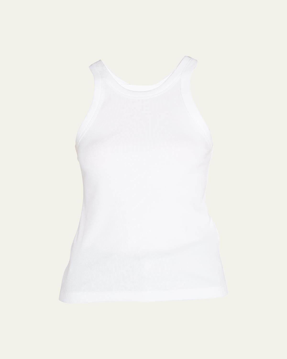 Womens Curved Rib Tank Top Product Image