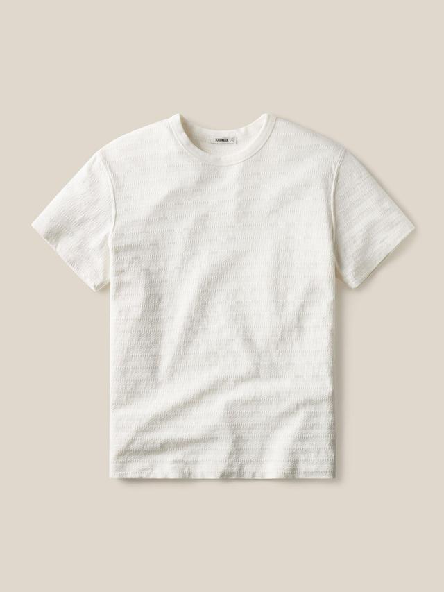 Ecru Vintage Jacquard Classic Tee Product Image