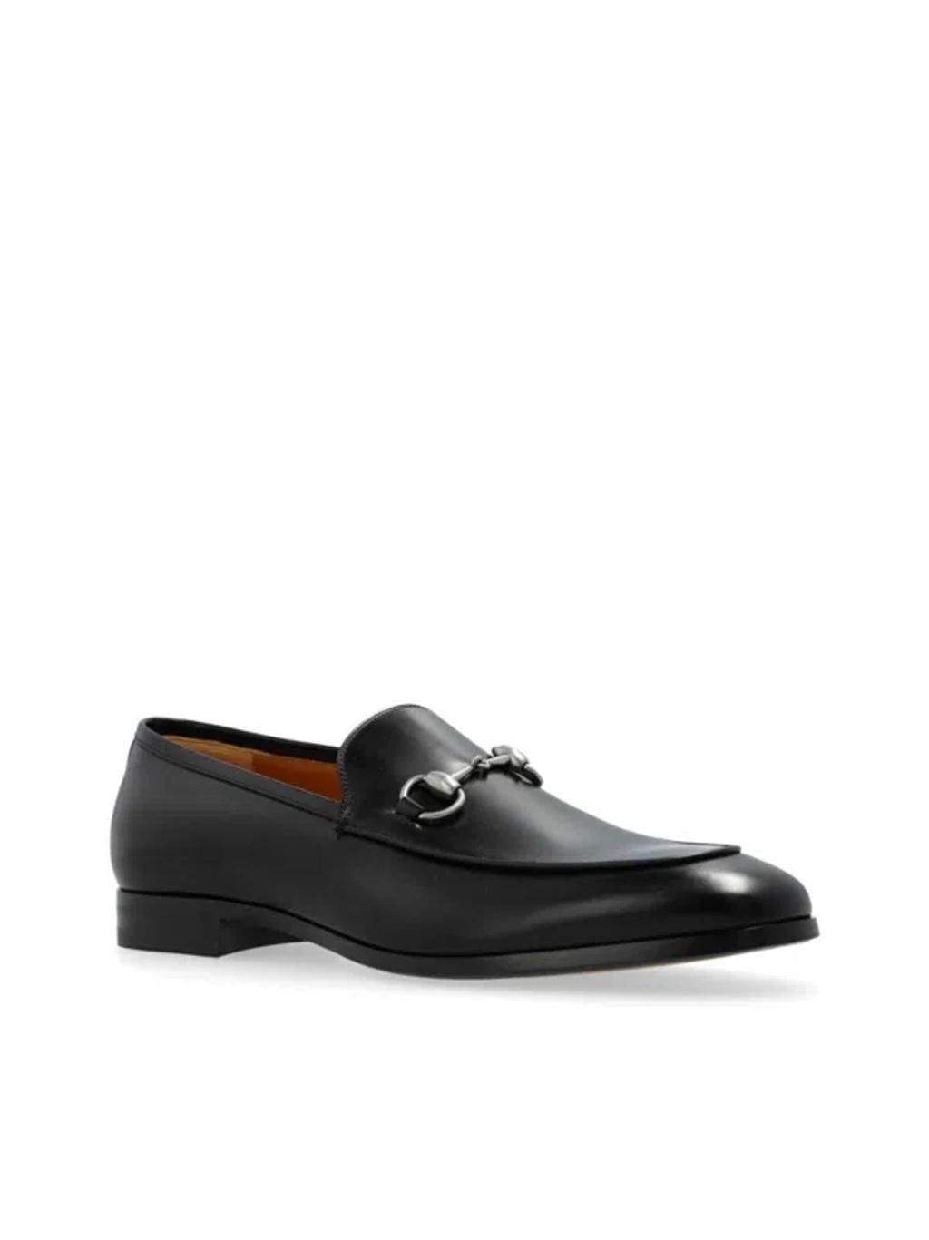 GUCCI Leather Loafers In Black Product Image