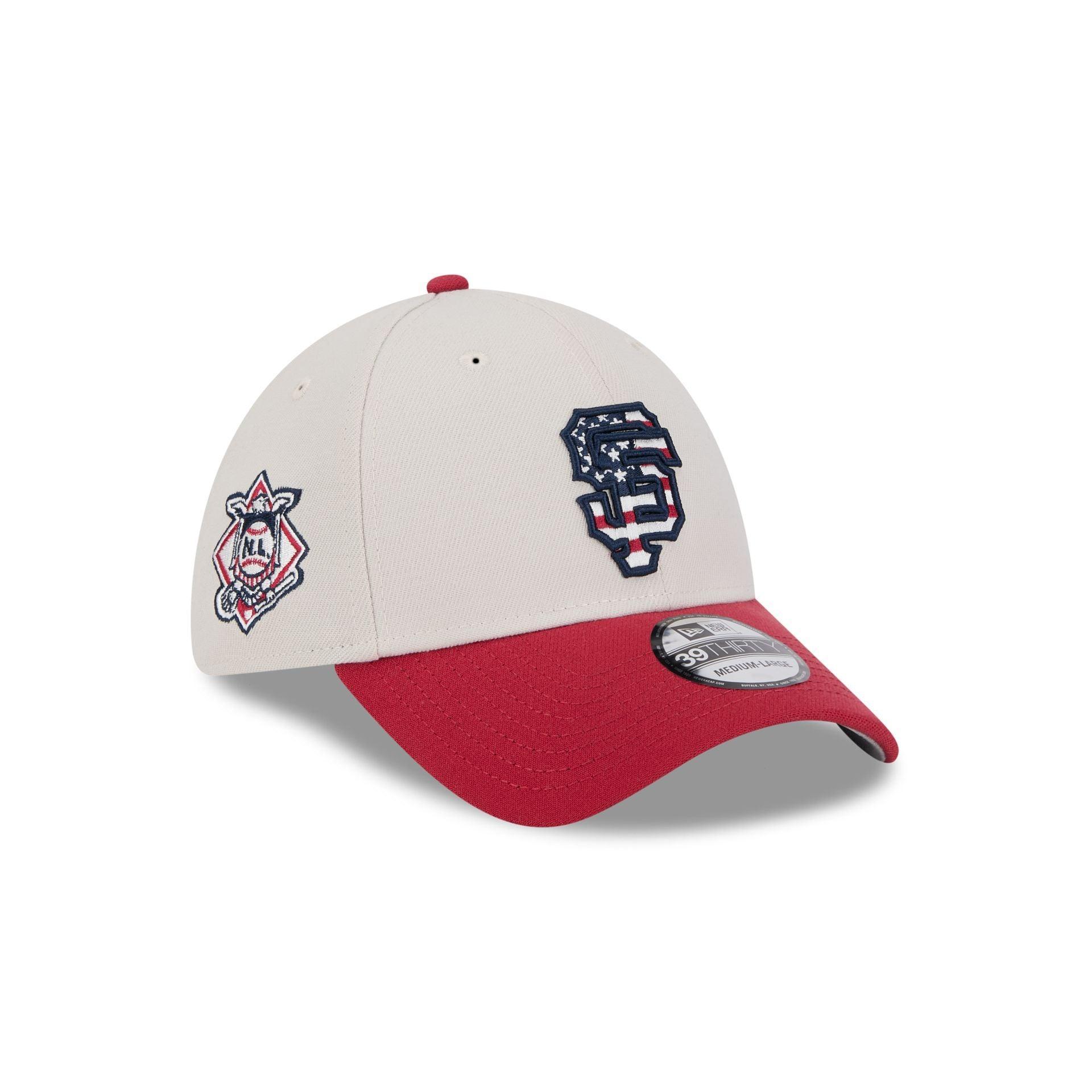 San Francisco Giants Independence Day 2024 39THIRTY Stretch Fit Hat Male Product Image