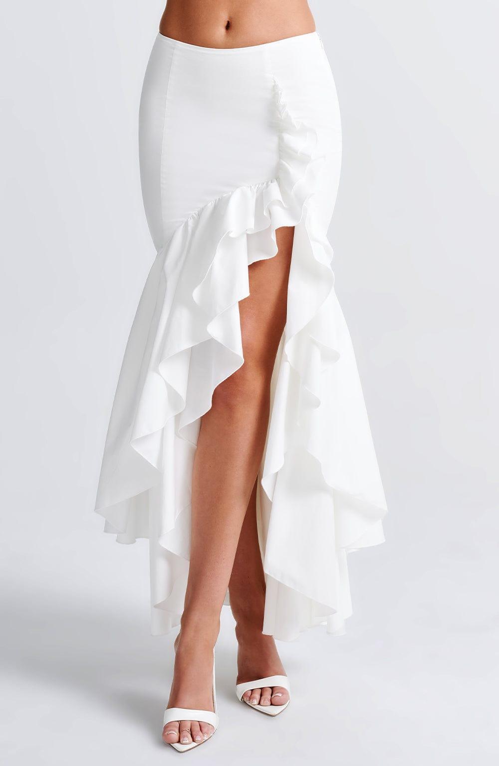 Lavinia Maxi Skirt - Ivory Product Image