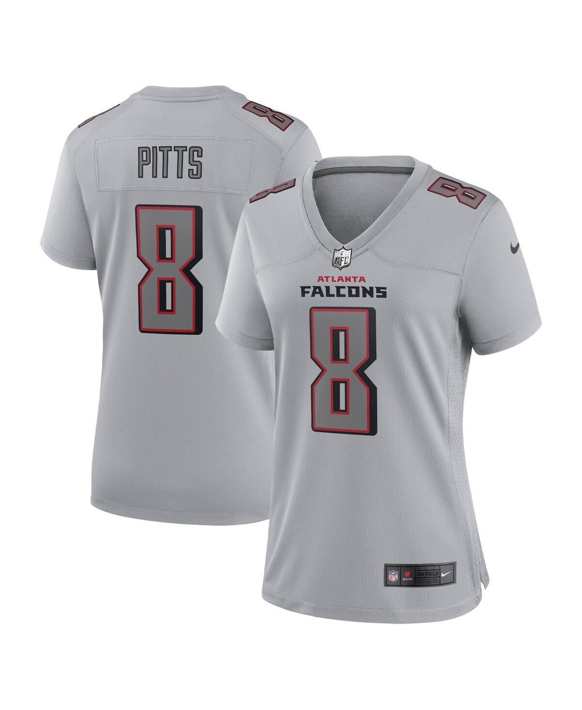 Womens Nike Kyle Pitts Gray Atlanta Falcons Atmosphere Fashion Game Jersey Product Image