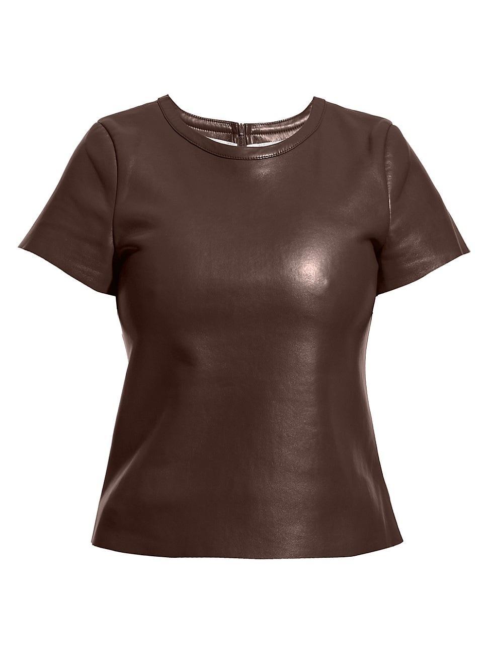 Womens New Guard Recycled Leather Tee Product Image