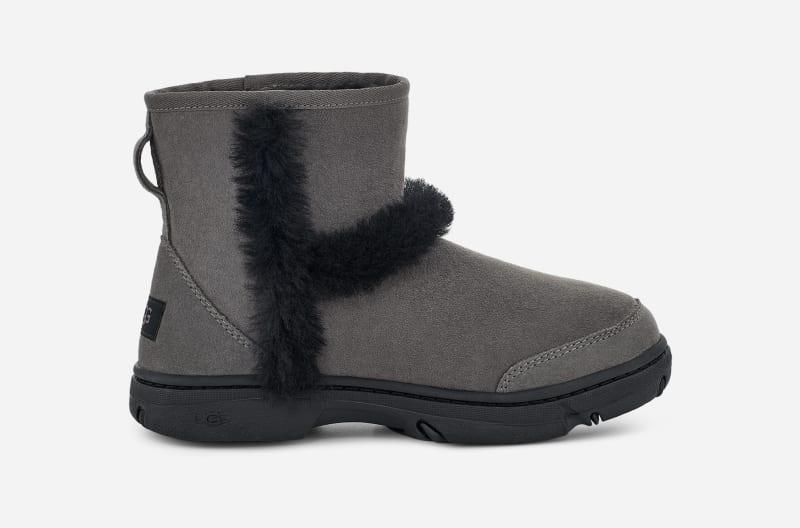 UGG Womens Sunburst Mini Sheepskin/Suede Classic Boots Product Image