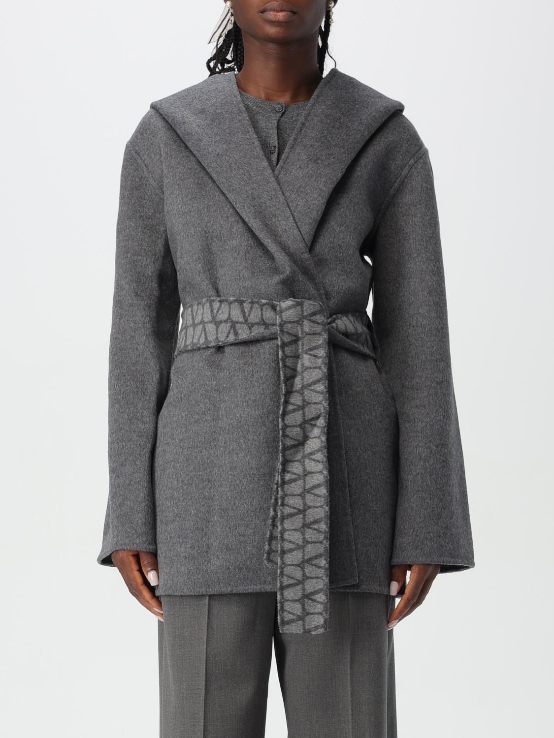 VALENTINO Trench Coat  Woman Color Grey Product Image