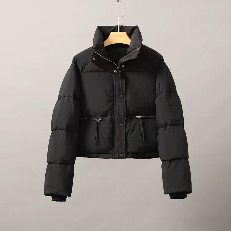 High Neck Zip-Up Puffer Jacket Product Image