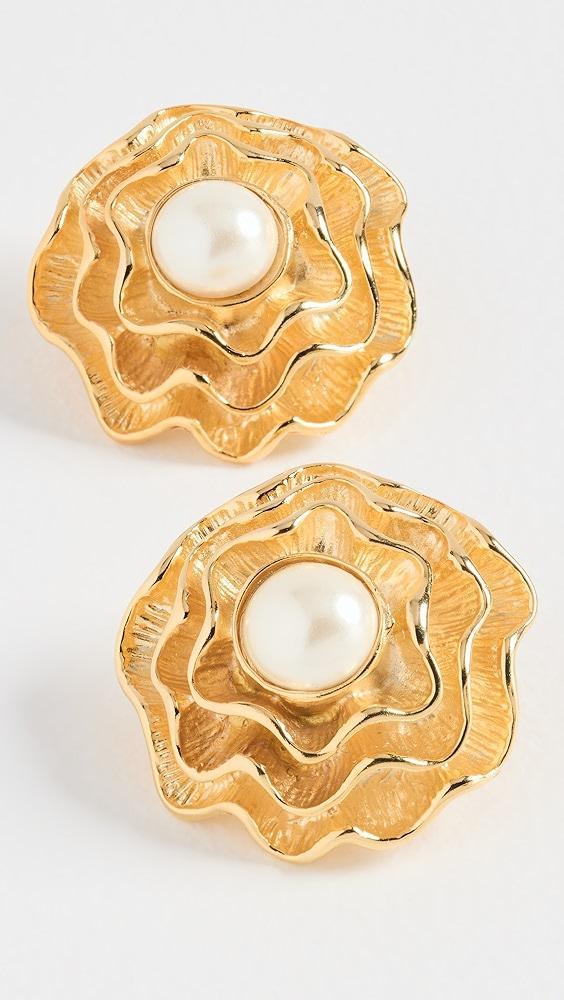 Kenneth Jay Lane Flower Earrings | Shopbop Product Image