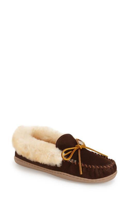 Minnetonka Alpine Genuine Shearling Slipper Product Image