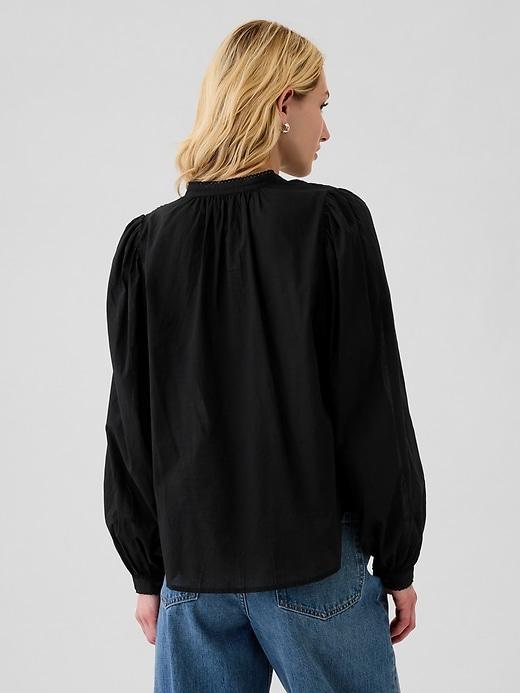 Lace-Trim Shirt Product Image