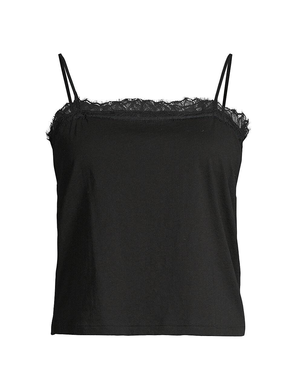 Skin Recycled Lace Straight Neck Cami Women's Clothing Product Image