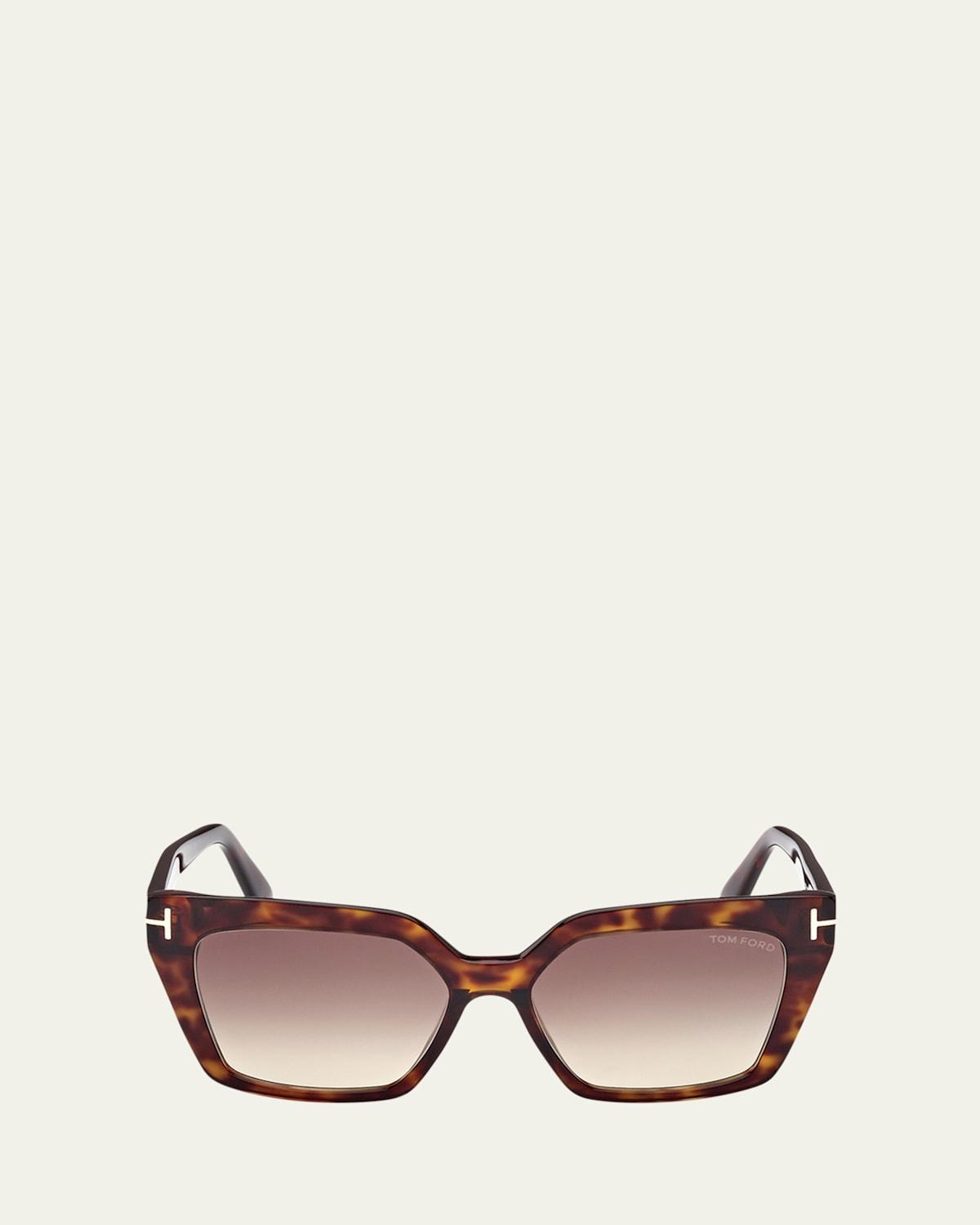 TOM FORD Winona 53mm Gradient Cat Eye Sunglasses Product Image