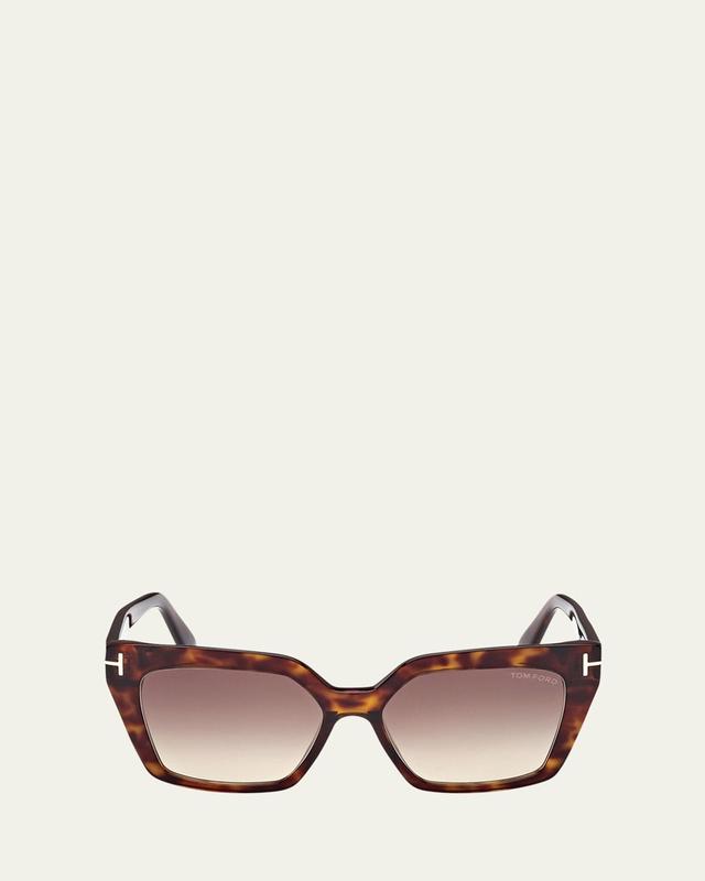 TOM FORD Winona 53mm Gradient Cat Eye Sunglasses Product Image