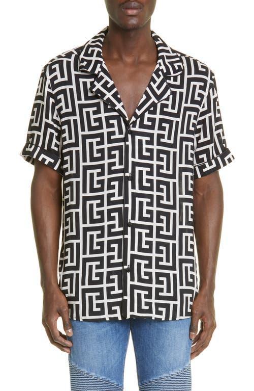 Mens Macro Monogram Pajama Shirt Product Image