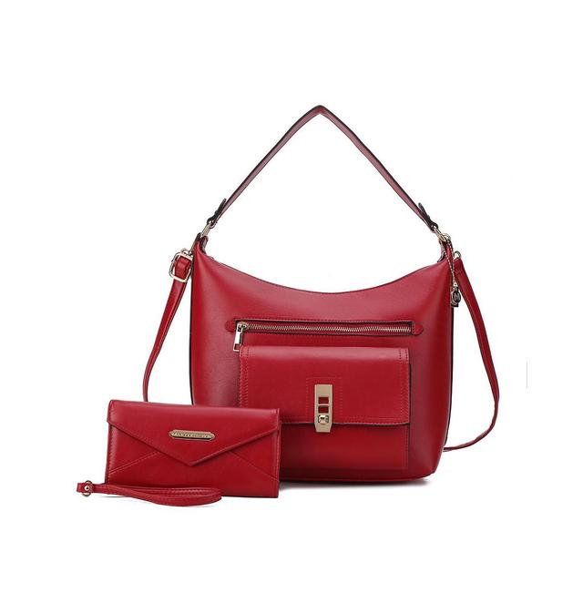 Mkf Collection Clara Women s Shoulder Bag with Wristlet Wallet by Mia K Product Image