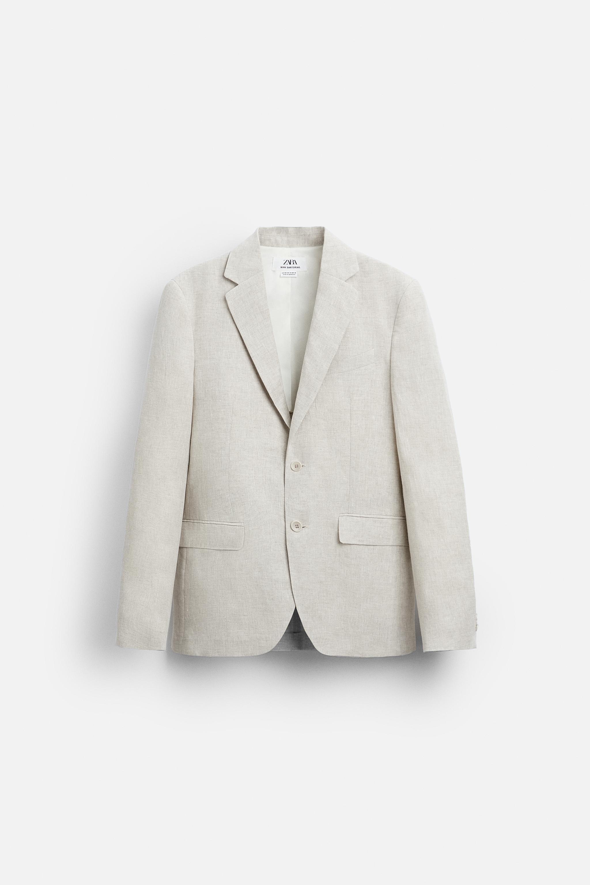 SUIT JACKET IN 100% LINEN Product Image