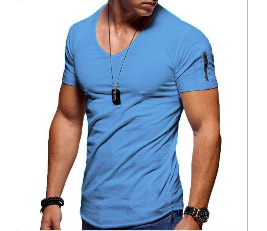 Short-Sleeve V-Neck  T-Shirt Product Image