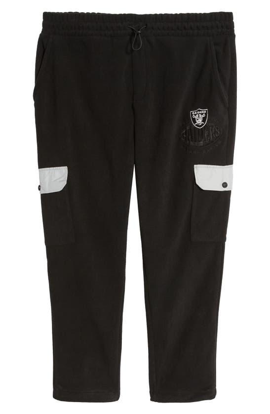 HUGO BOSS Boss X Nfl Fleece Tracksuit Bottoms With Collaborative Branding In Raiders Black Product Image