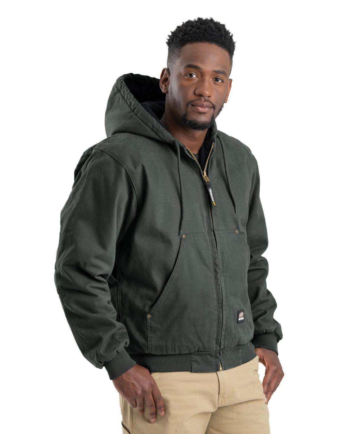 Berne Mens Heartland Washed Duck Hooded Work Jacket Product Image