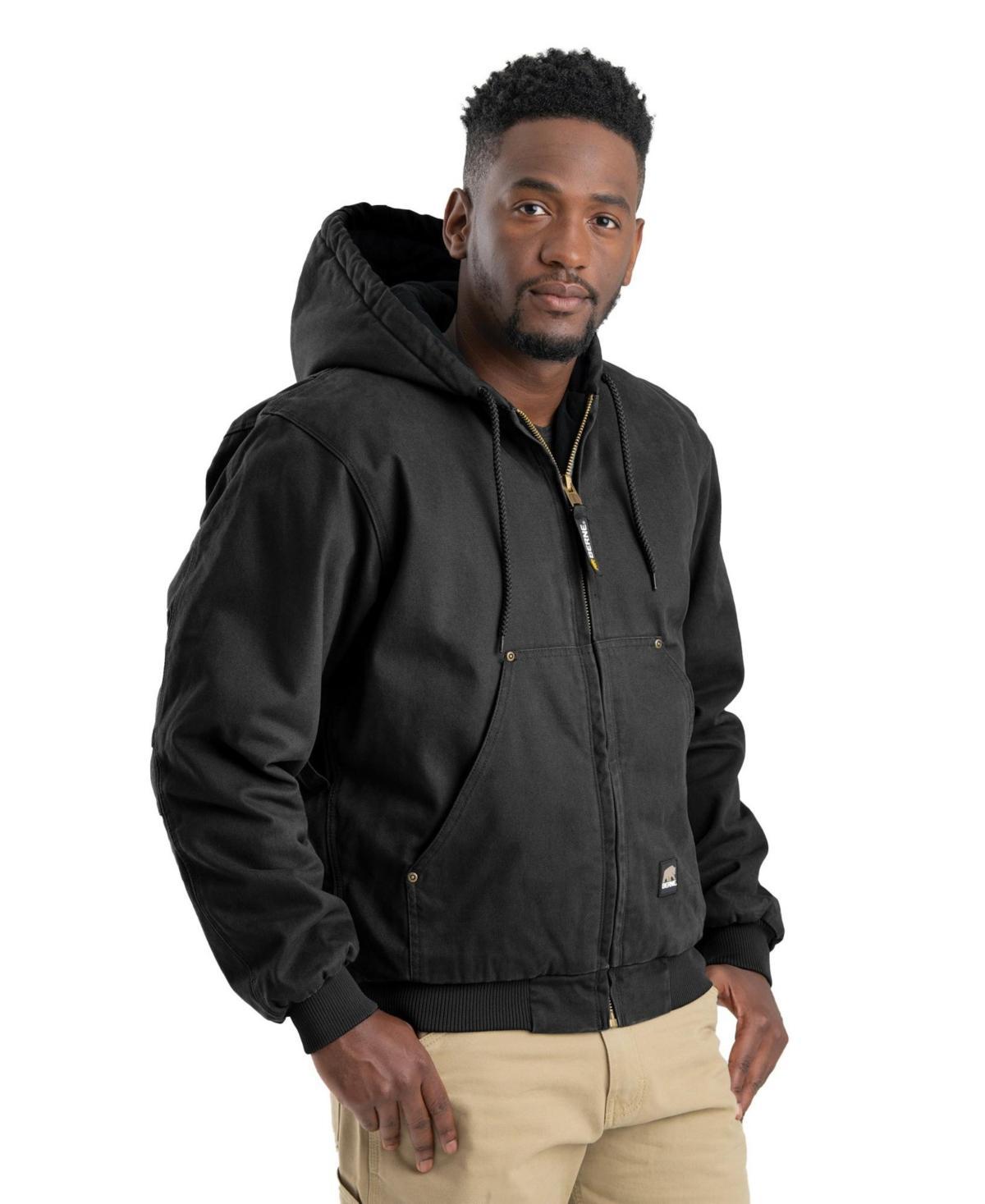 Berne Mens Heartland Washed Duck Hooded Work Jacket Product Image