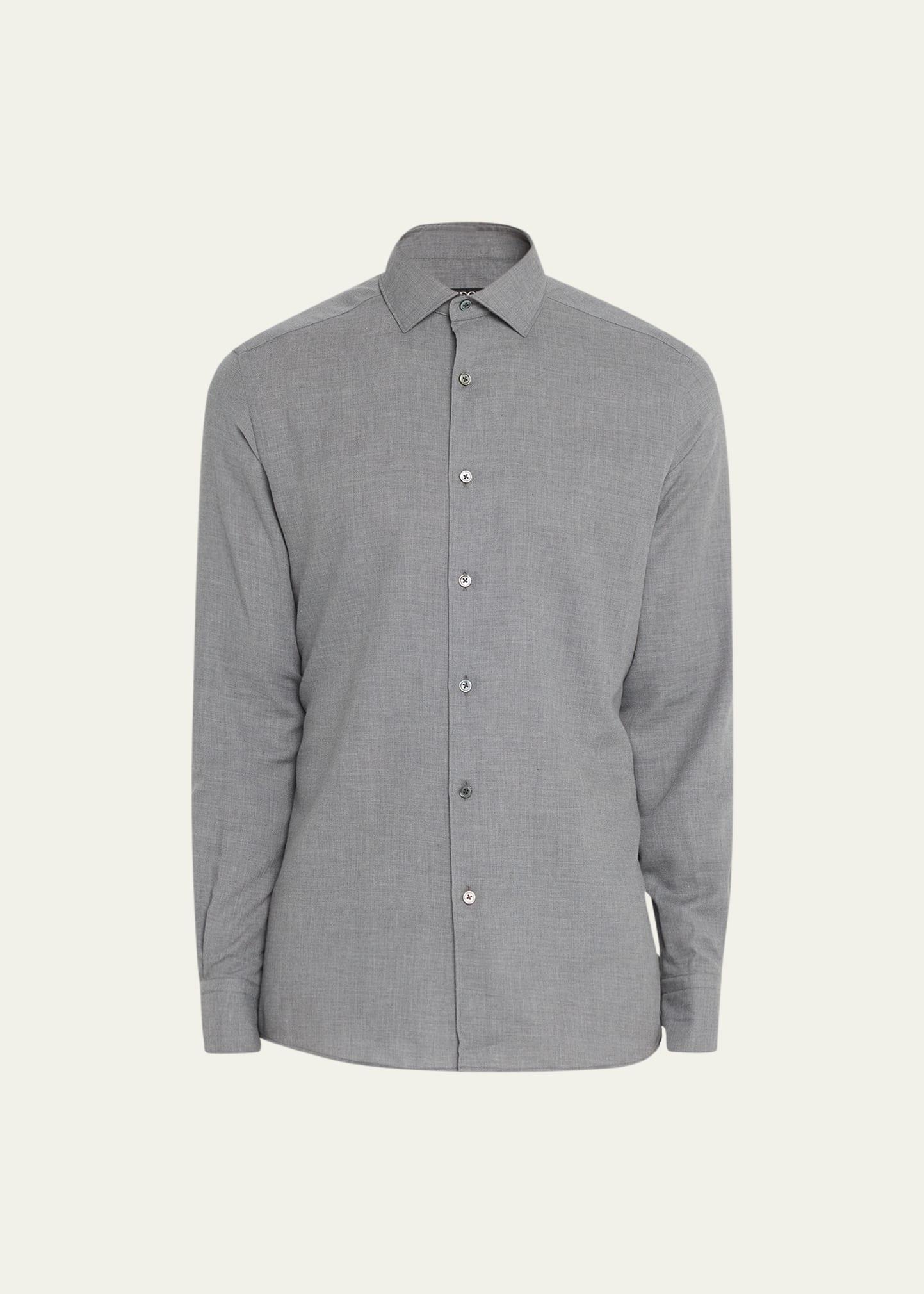 Mens Cashco Melange Sport Shirt Product Image