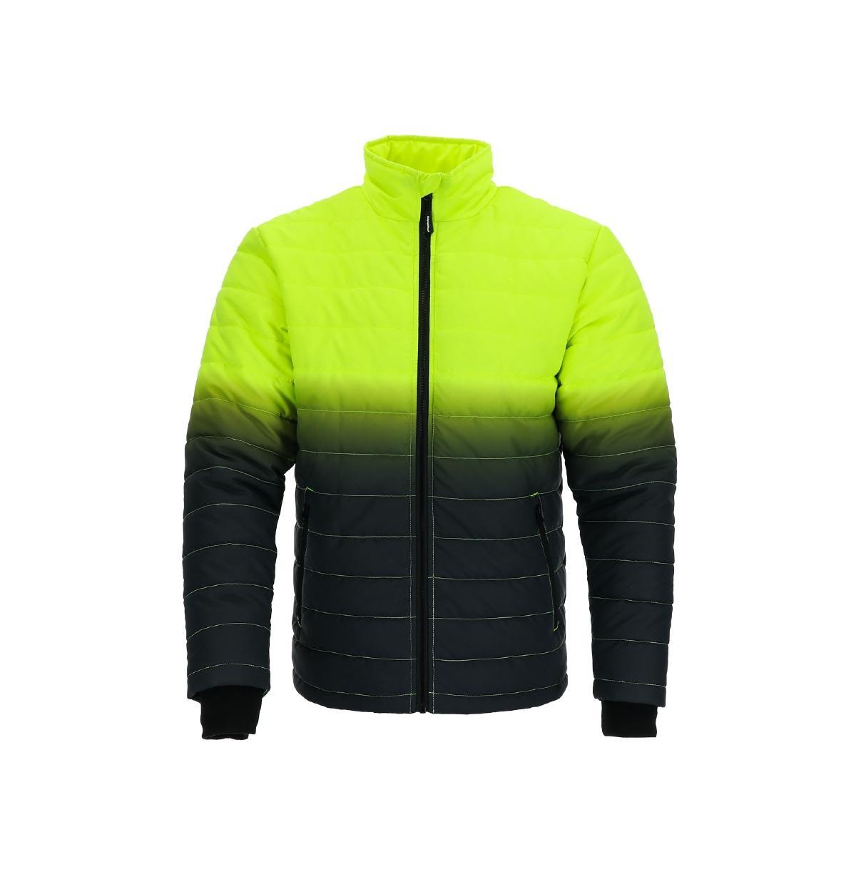 RefrigiWear Mens Enhanced Visibility Insulated Quilted Jacket Product Image