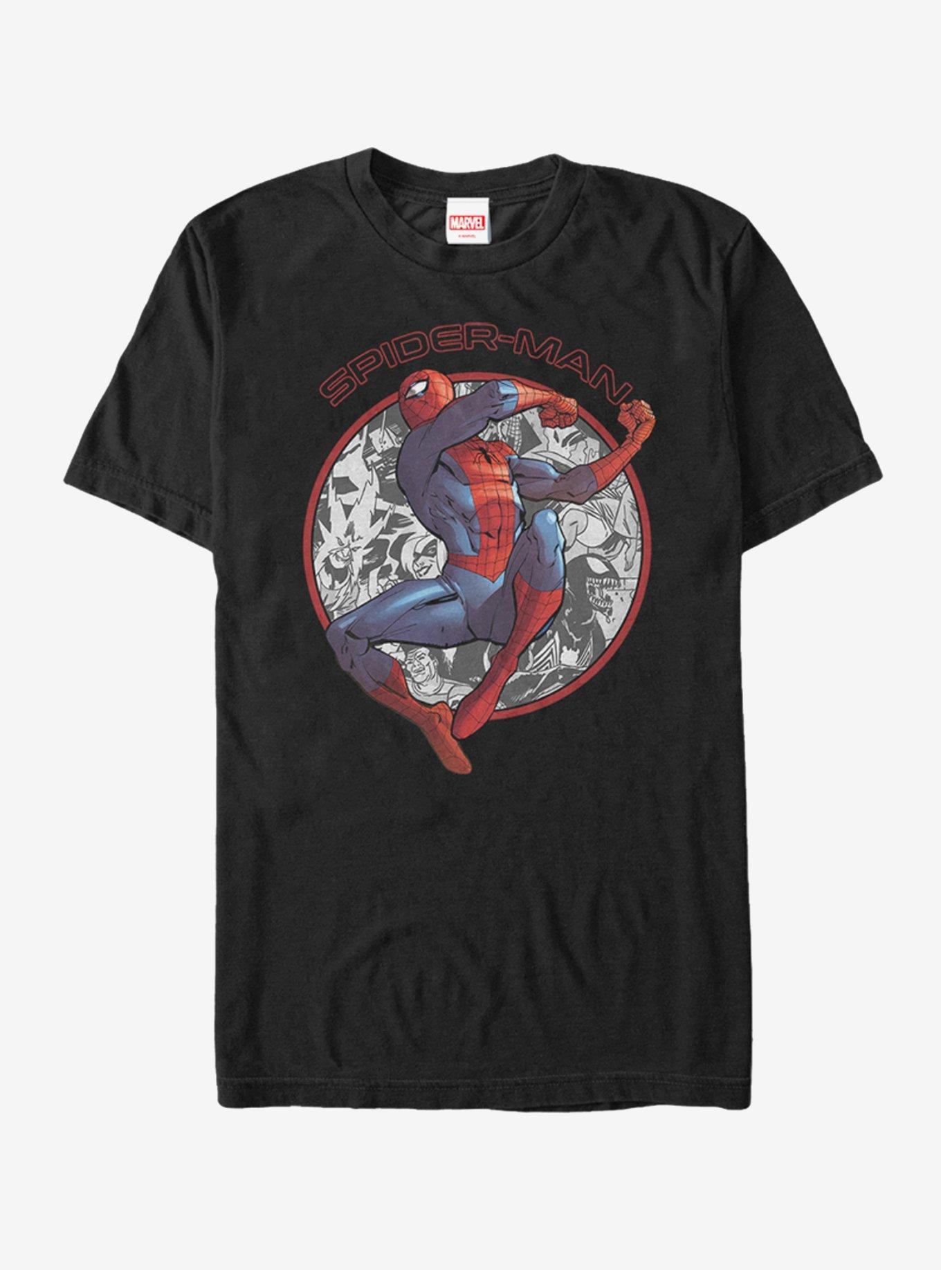 Marvel Spider-Man Villain Circle T-Shirt Product Image