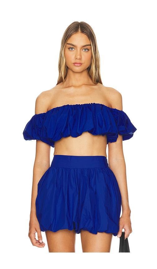 Puff Sleeve Crop Top Product Image