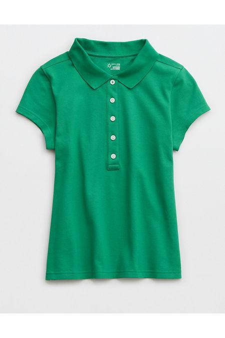 OFFLINE By Aerie Courtside Polo T-Shirt Womens Product Image