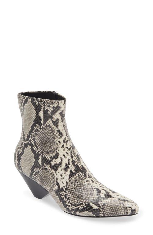 Womens Spire Snake Leather Side-Zip Boots Product Image