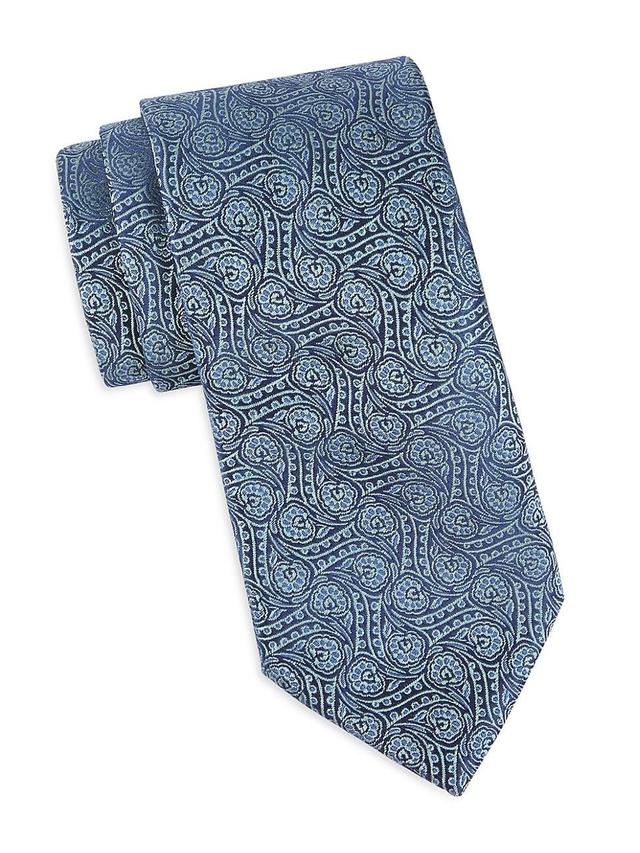 Mens Swirl Paisley Silk Tie Product Image