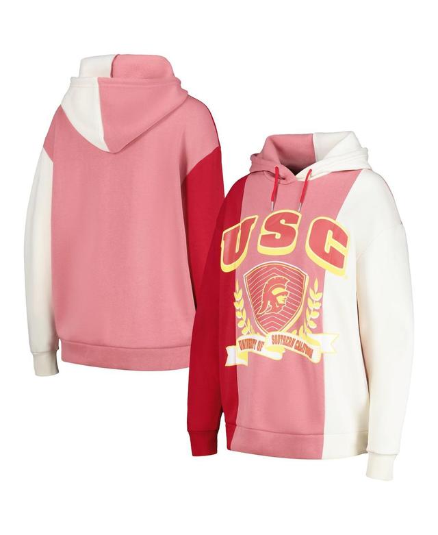 Womens Gameday Couture Cardinal Usc Trojans Hall of Fame Colorblock Pullover Hoodie Product Image