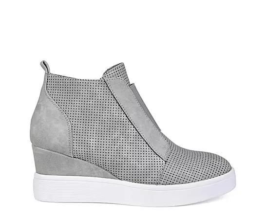 Journee Collection Clara Womens Wedge Sneakers Product Image