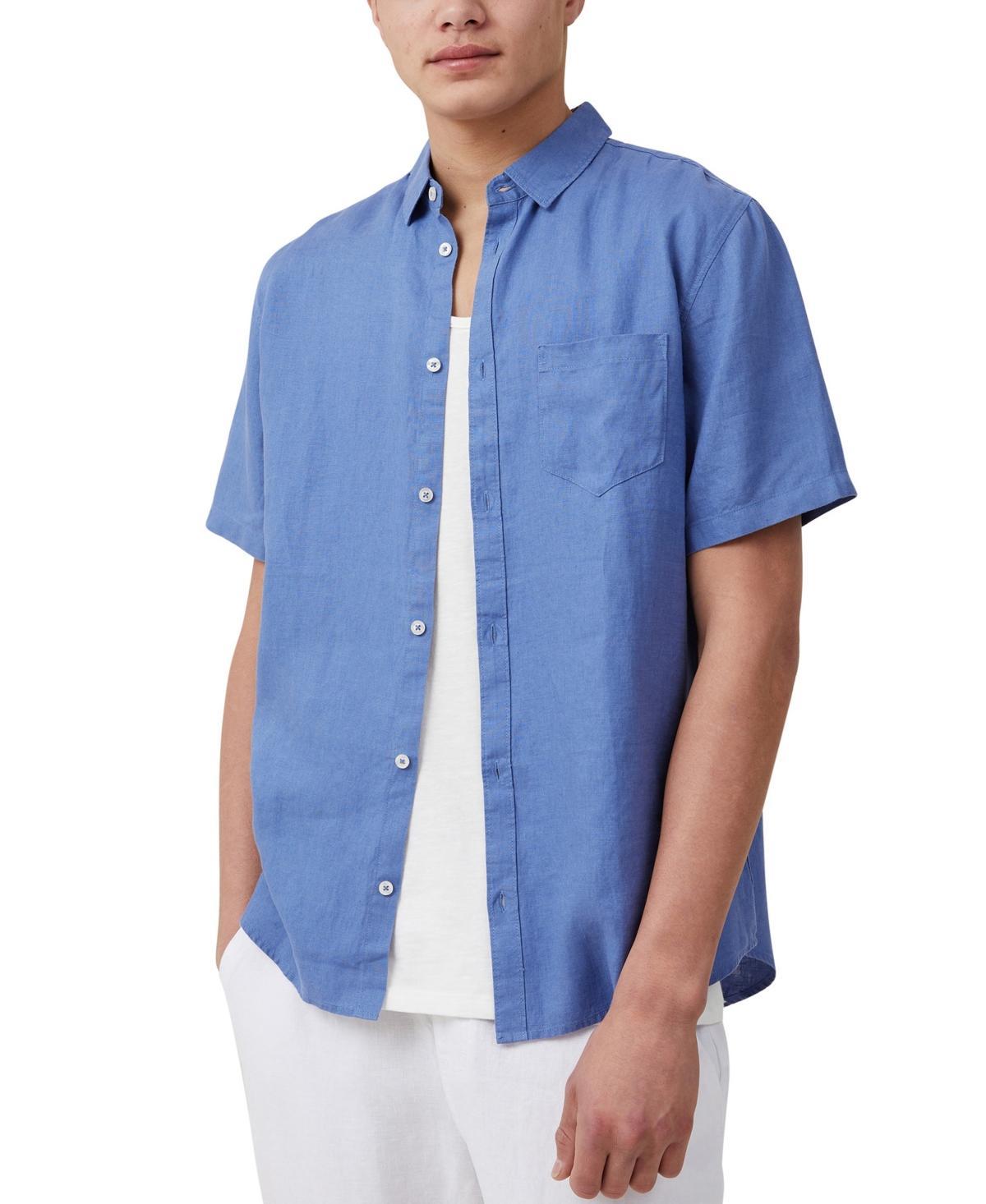 Cotton On Mens Linen Short Sleeve Shirt Product Image