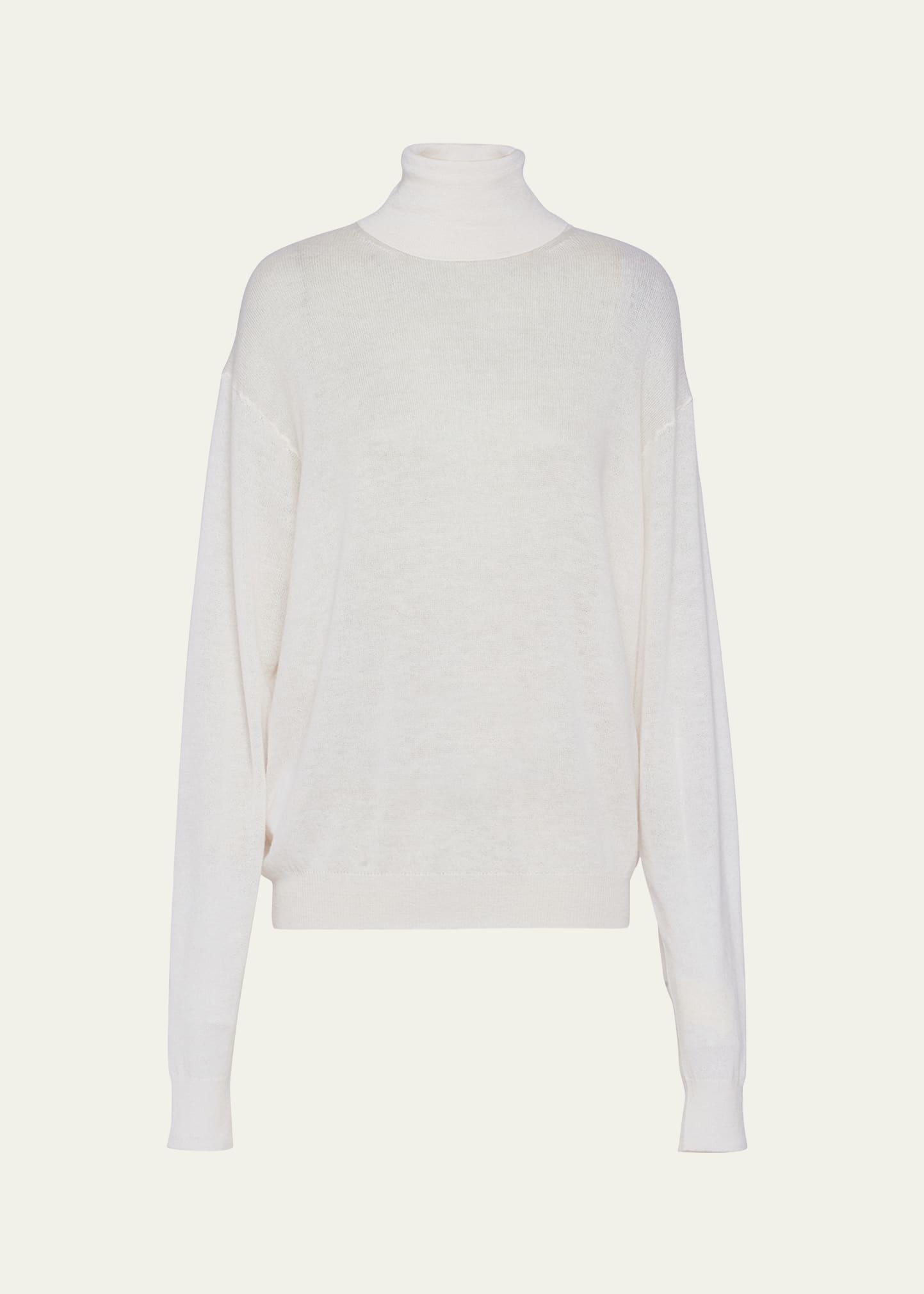 Superfine Cashmere Turtleneck Sweater Product Image