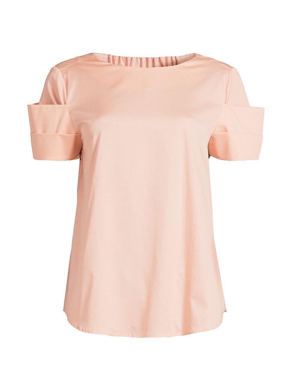 Womens Samara Cotton Short-Sleeve Blouse Product Image