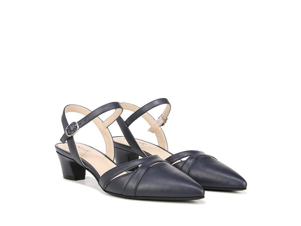 LifeStride Marlee Kitten Heel Pumps (Lux Navy) High Heels Product Image