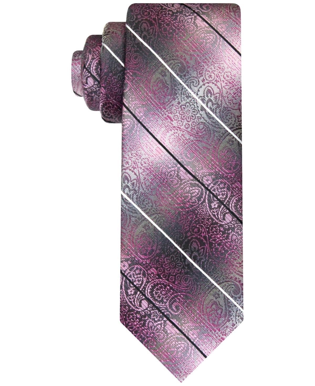 Van Heusen Mens Stripe Paisley Tie Product Image