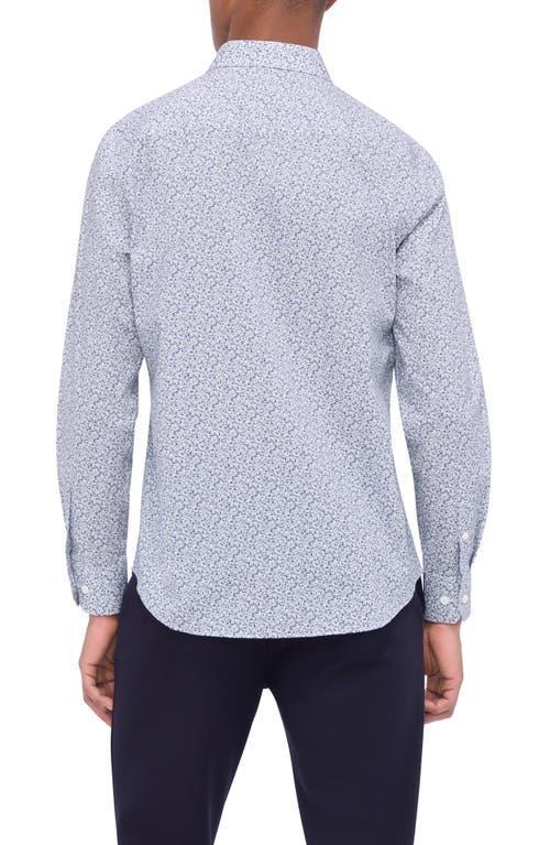 BUGATCHI Men's Axel Mosaic Sport Shirt In Lilac Product Image