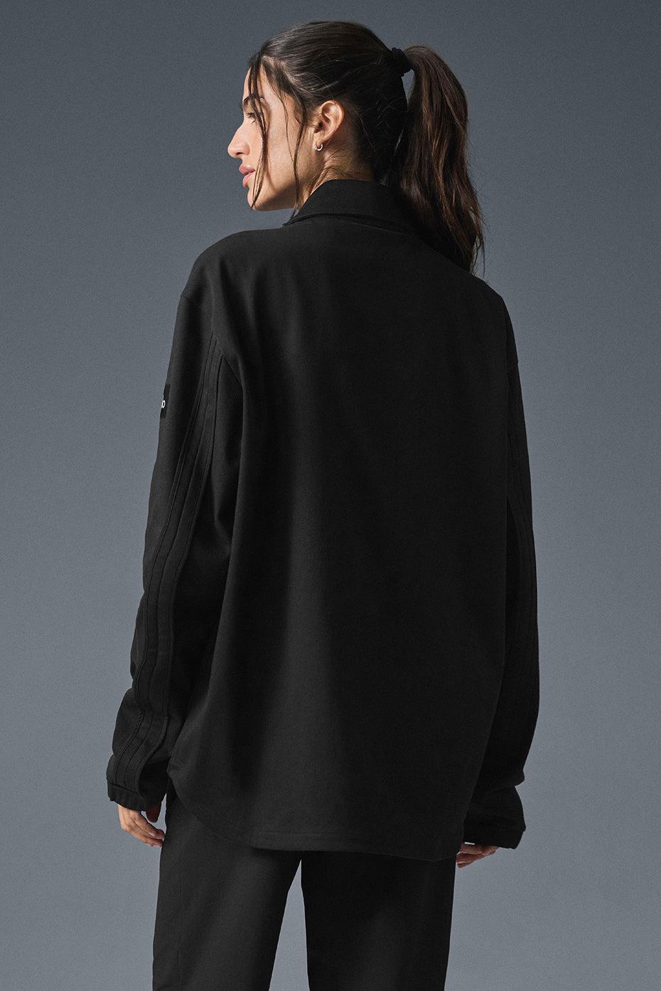 Edition Sueded Jacket - Black Female Product Image