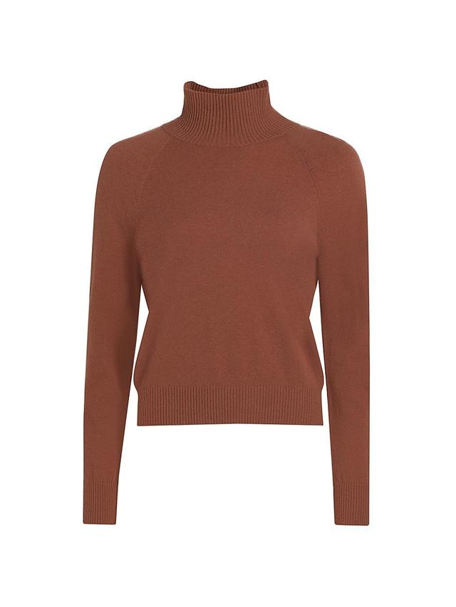 Womens Wool & Cashmere-Blend Turtleneck Sweater Product Image