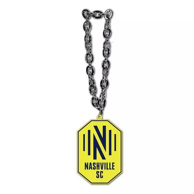 MOJO Nashville SC Team Logo Fan Chain Necklace, Mens, Mls Gold Product Image