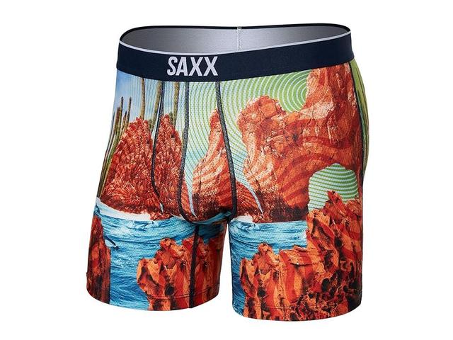 SAXX UNDERWEAR Volt Breathable Mesh Boxer Brief (Dawn Patrol Men's Underwear Product Image